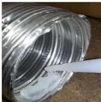 Real Flame Element 1200 MK2 - INTAKE PIPE CONNECTION TO APPLIANCE - 3