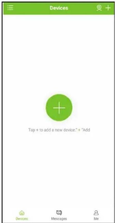 Devices + Tap + to add a new device." + "Add Devices Messages Me