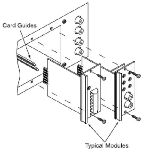 Bogen V250 - - CAUTION - DO NOT FORCE MODULES - 1