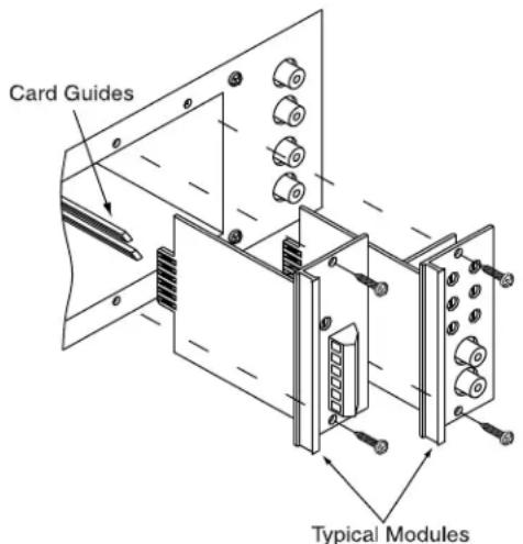 Bogen V100 - - CAUTION - DO NOT FORCE MODULES - 1