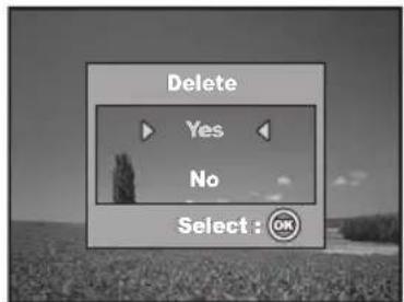 Delete Yes No Select : OK