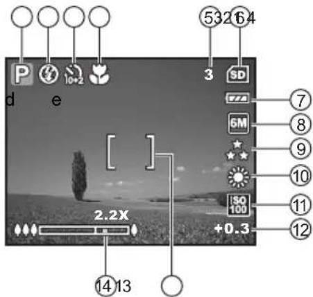 P 1c+2 532 64 d e 3 SD 7 6M 8 9 10 ISO 11 100 +0.3 12 2.2X 14 13