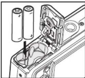 SANYO VPC-603 - Installing the Batteries - 1