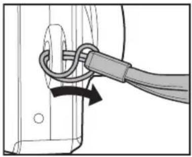 SANYO VPC-603 - Attaching the Camera Strap - 1