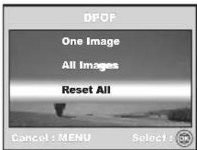 DPOP One Image All Images Reset All Cancel: MENU Select: OK