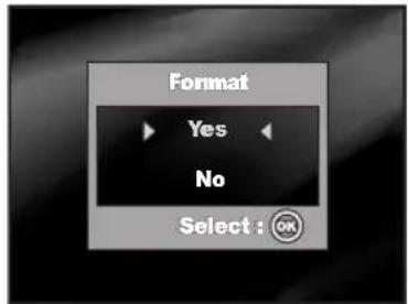Format Yes No Select : OK