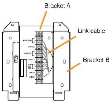 Bracket A Link cable Bracket B