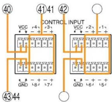 40 41 41 42 CONTROL INPUT VCC r4 r3 + - + VCC r2 r1 - + - + GND L8 L7 GND L6 L5 43 44