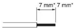 TOA SX-2000SM - Cable sheath to trim - 1