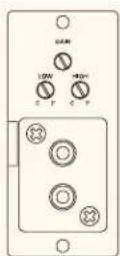 TOA T-12S - U-13 Series Unbalanced Line Input with High/Low Cut Filters and Mute-Receive - 1