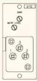 TOA T-12S - U-12S Unbalanced Line Input with Variable Mute-Receive Depth - 1