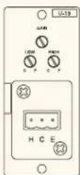 TOA U-03R - U-13 Series Unbalanced Line Input with High/Low Cut Filters and Mute-Receive - 2