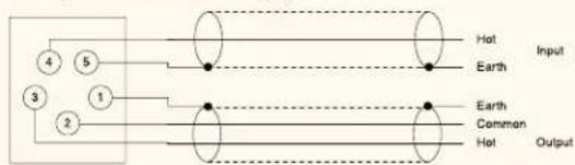 TOA U-03S - CONNECTOR DIAGRAM - 1
