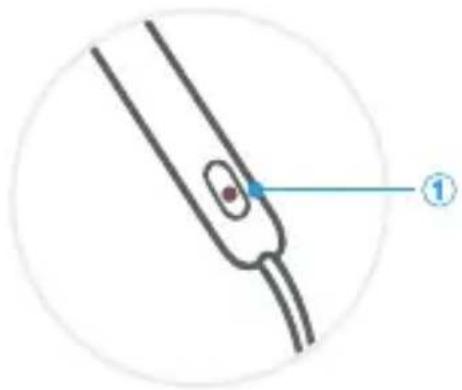 Saramonic SR-BH5 - ① Active Noise Cancellation (ANC) switch - 1