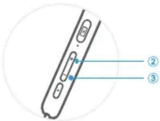 Diagram of a device with labeled parts, showing internal components and numbered annotations