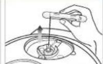 Cuckoo CRP-FHVR1008L - How to use cleaning pin and brush kit - 5