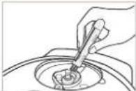 Cuckoo CRP-FHVR1008L - How to use cleaning pin and brush kit - 3