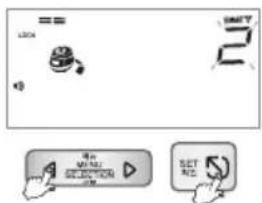 Diagram showing two control buttons with icons and text labels, likely from a software interface or game controller.