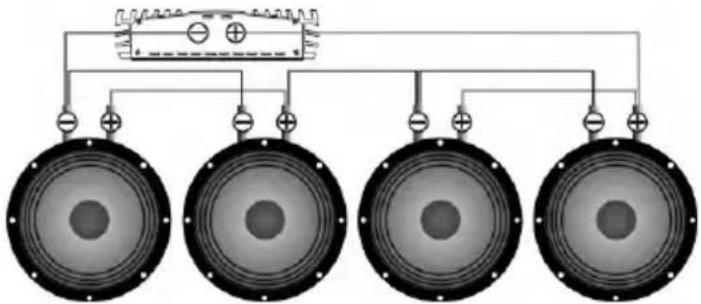 Deaf Bonce Apocalypse AP-W80 - Serial connection of the speakers - 7