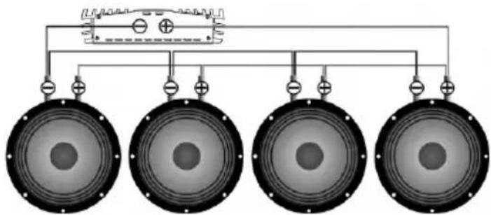 Deaf Bonce Apocalypse AP-W80 - Serial connection of the speakers - 6