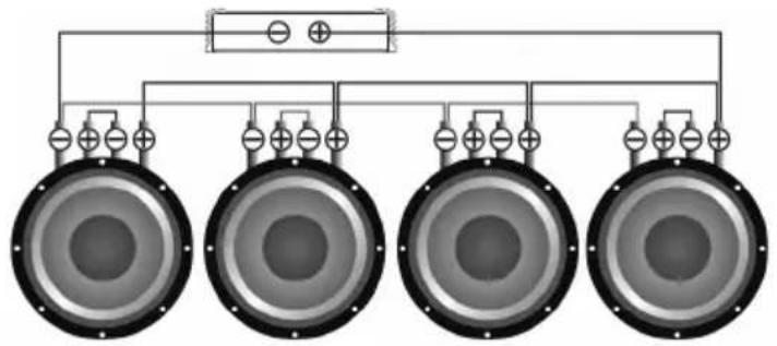 Deaf Bonce Avatar ABR-240.4 - Subwoofers in series, coils in series - 6