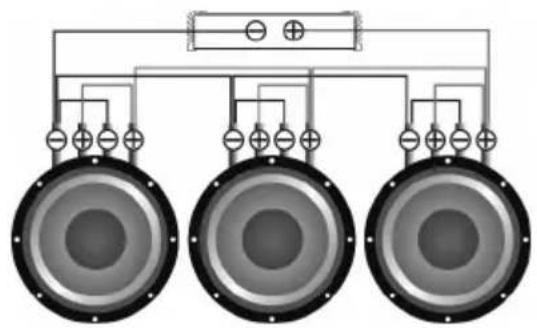 Deaf Bonce Avatar ABR-240.4 - Subwoofers in series, coils in series - 8