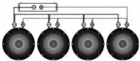 Deaf Bonce Avatar ABR-240.4 - Параллельное соединение акустических систем (динамиков) - 2