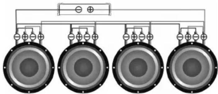 Deaf Bonce Avatar ABR-240.4 - Subwoofers in series, coils in series - 9