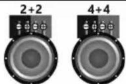 Deaf Bonce Avatar ABR-240.4 - SUBWOOFERS WIRING DIAGRAMS - 1