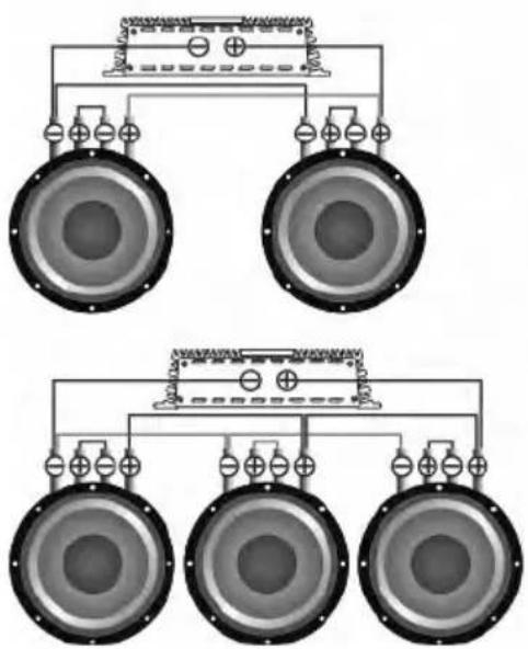 Deaf Bonce Machete MA-OGO2500.1D Sport - Subwoofers in series, coils in parallel - 6