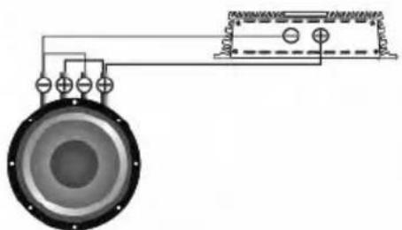 Deaf Bonce Machete MA-OGO2500.1D Sport - One subwoofer, coils in parallel - 1