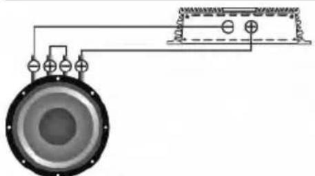 Deaf Bonce Machete MA-OGO2500.1D Sport - One subwoofer, coils in series - 1