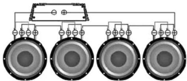 Deaf Bonce Machete MA-2100.1D - Subwoofers in series, coils in parallel - 3