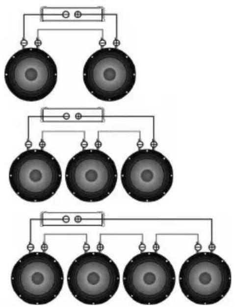 Deaf Bonce Avatar ATU-600.4 - SPEAKERS WIRING DIAGRAMS - 1