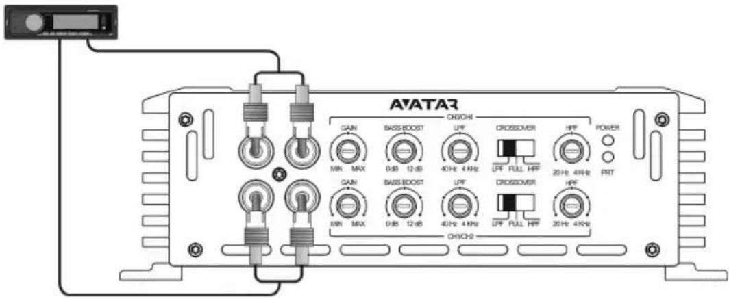 Deaf Bonce Avatar ATU-600.4 - СХЕМЫ ПОДКЛЮЧЕНИЙ - 1