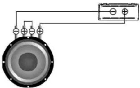 Deaf Bonce Apocalypse AAB-800.1D Atom - One subwoofer, coils in series - 1