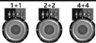 Deaf Bonce Apocalypse AAB-800.1D Atom - Voice coils 1+1, 2+2, 4+4 Ohm - 1