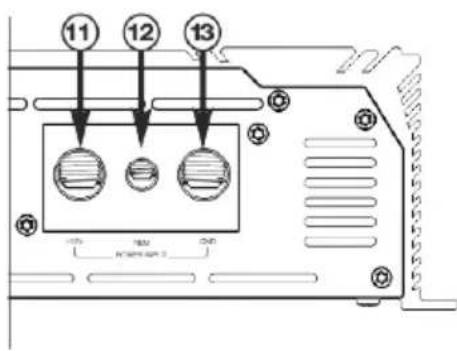 Deaf Bonce Apocalypse AAB-2400.2D - Стандартная схема подключения двухканального усилителя к ГУ - 2
