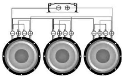 Deaf Bonce Apocalypse AAB-2400.2D - Subwoofers in series, coils in parallel - 10