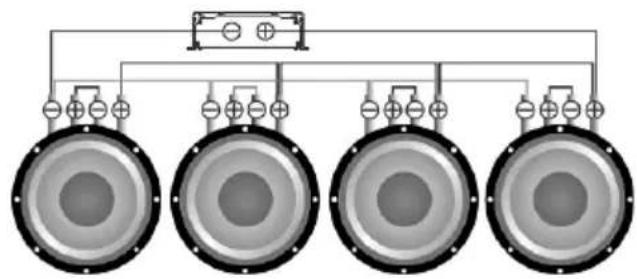Deaf Bonce Apocalypse AAB-2400.2D - Subwoofers in series, coils in parallel - 3
