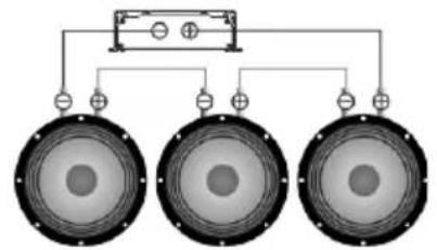 Deaf Bonce Apocalypse AAB-2400.2D - Serial connection of the speakers - 2