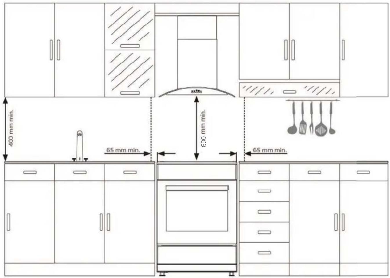 Tisira TFEM629WE - INSTALLATION - 1
