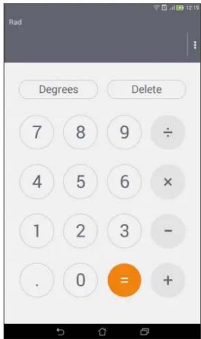 ASUS MeMO Pad 7 LTE ME375CL - Calculator screen - 1