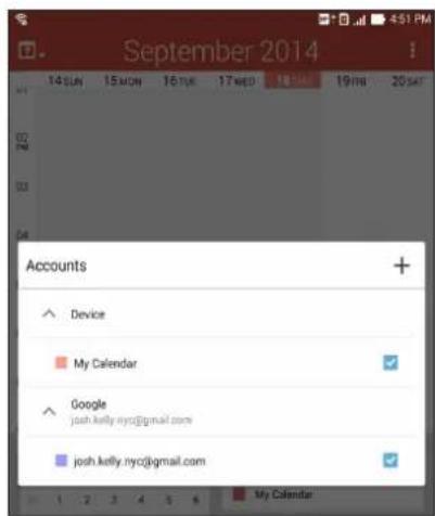 ASUS MeMO Pad 7 LTE ME375CL - Enabling alert reminders for events - 1