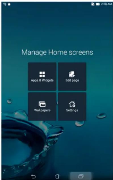 ASUS MeMO Pad 7 LTE ME375CL - Manage Home screens - 1