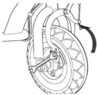 RAZOR E125 - □ front Wheel Replacement - 1