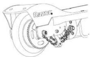 RAZOR E125 - ☐ Chain and Rear Wheel Replacement - 4