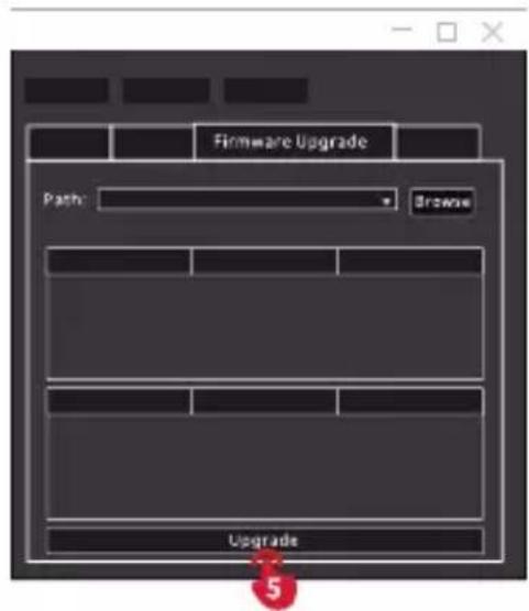 Firmware Upgrade Path: Browse Upgrade