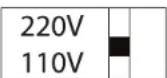 Pyle PMXAKB2000 - Voltage Selector (General Model Only) - 1