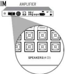 M AMPLIFIER SPEAKERS(4 Ω)